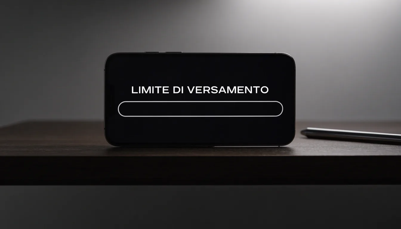 Un foglio di concessione in carta con un timbro rosso, appoggiato su una scrivania di legno accanto a una penna